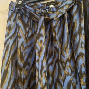 Ava & Aiden blue zebra pants medium